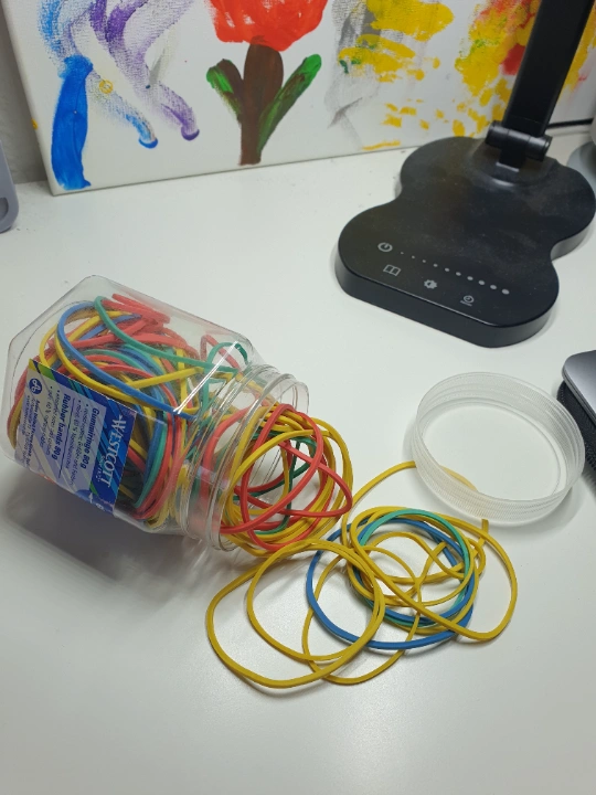 80g Rubber Bands Assorted